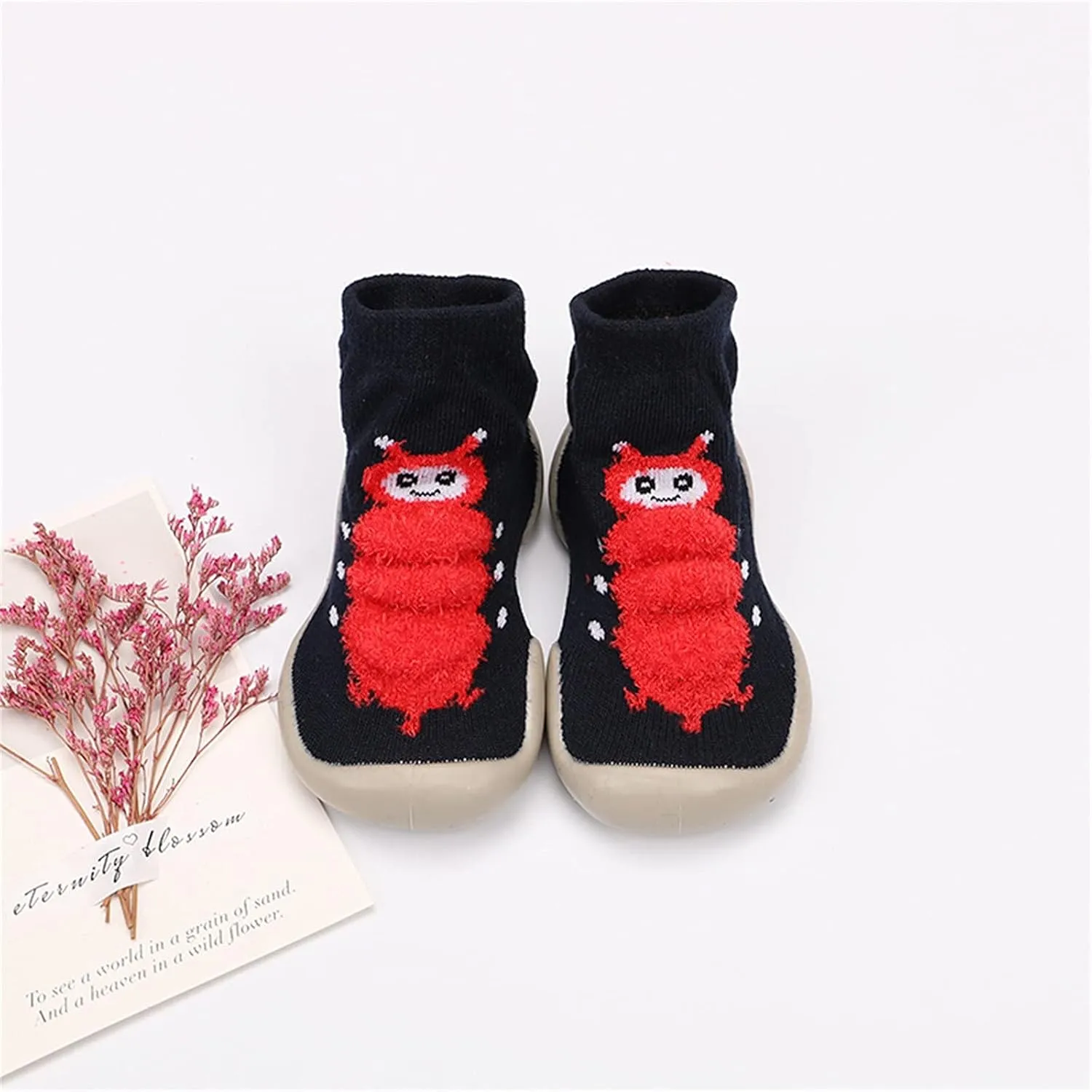 12 Baby Shoes Shoes Baby Sole Socks Shoes Soft Slipper Infant Girls Rubber Toddler Boys Baby High Top Sneakers