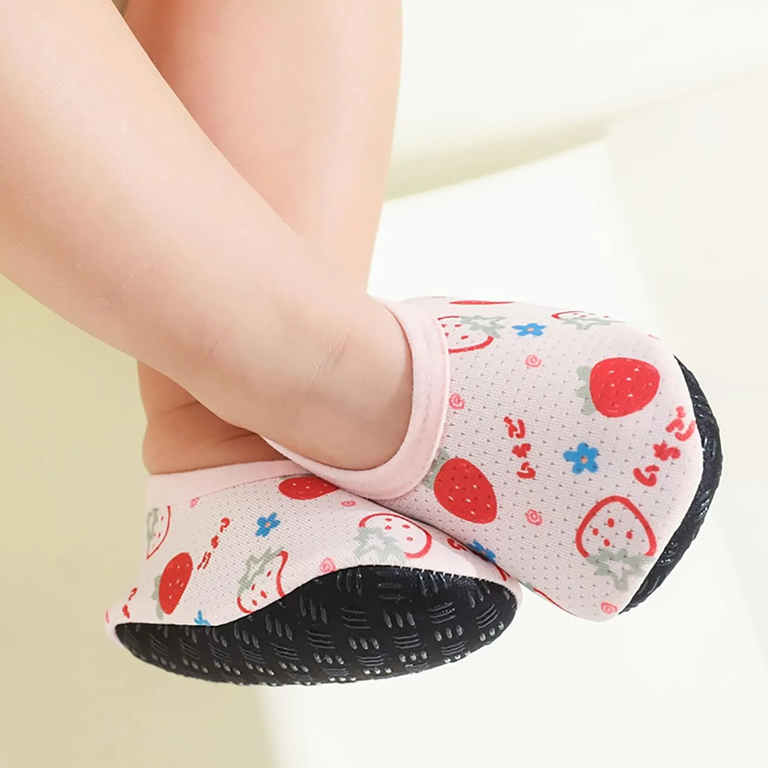 8 Toddler Shoes Mesh Socks Spring Baby Floor Socks Soft for Children Non and Baby Fruit Baby Fashion Sneakers