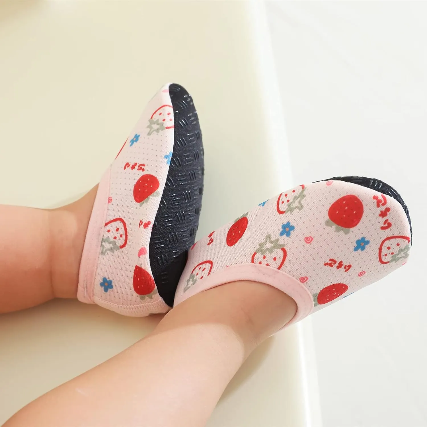 8 Toddler Shoes Mesh Socks Spring Baby Floor Socks Soft for Children Non and Baby Fruit Baby Fashion Sneakers