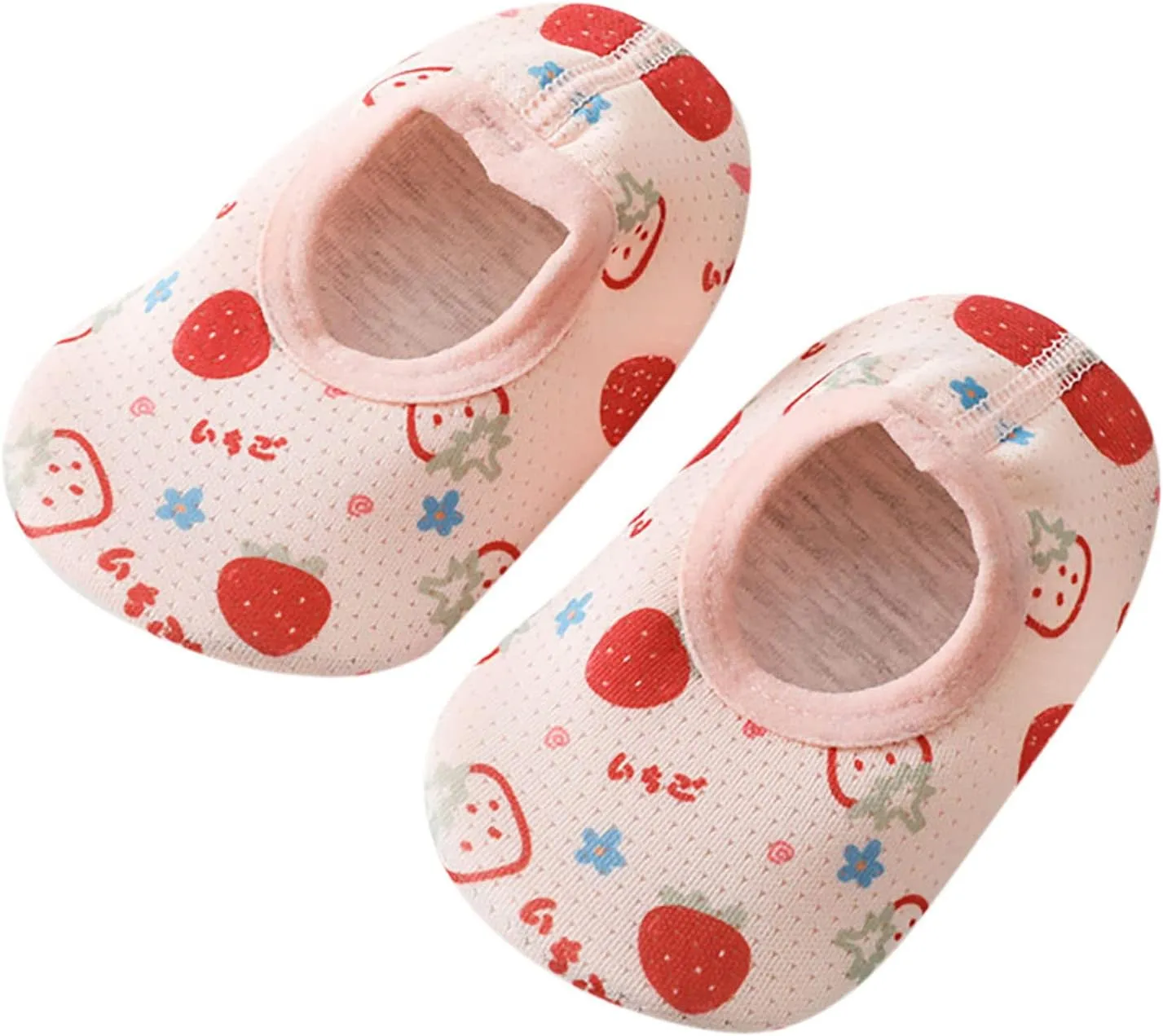 8 Toddler Shoes Mesh Socks Spring Baby Floor Socks Soft for Children Non and Baby Fruit Baby Fashion Sneakers