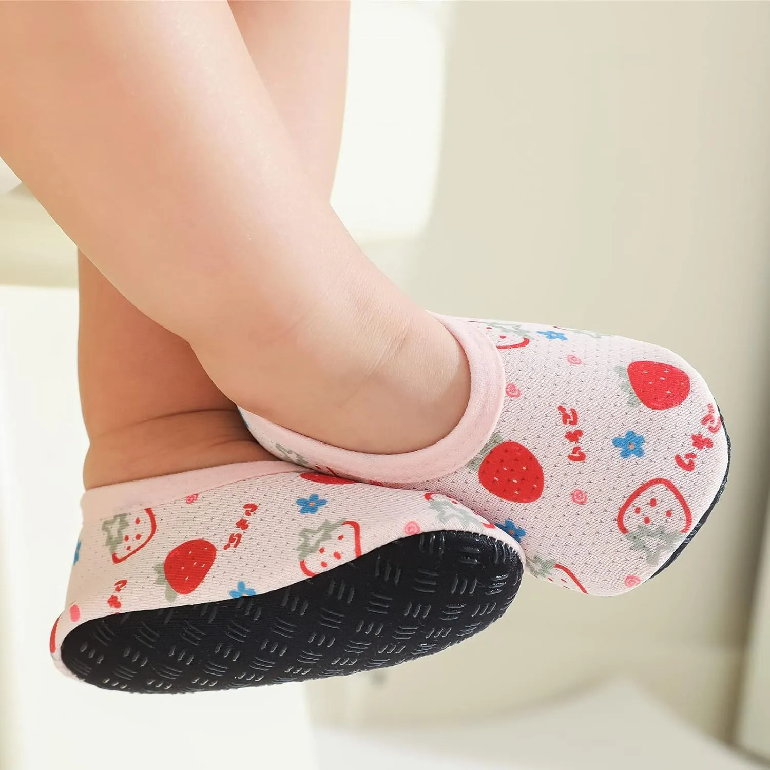 8 Toddler Shoes Mesh Socks Spring Baby Floor Socks Soft for Children Non and Baby Fruit Baby Fashion Sneakers