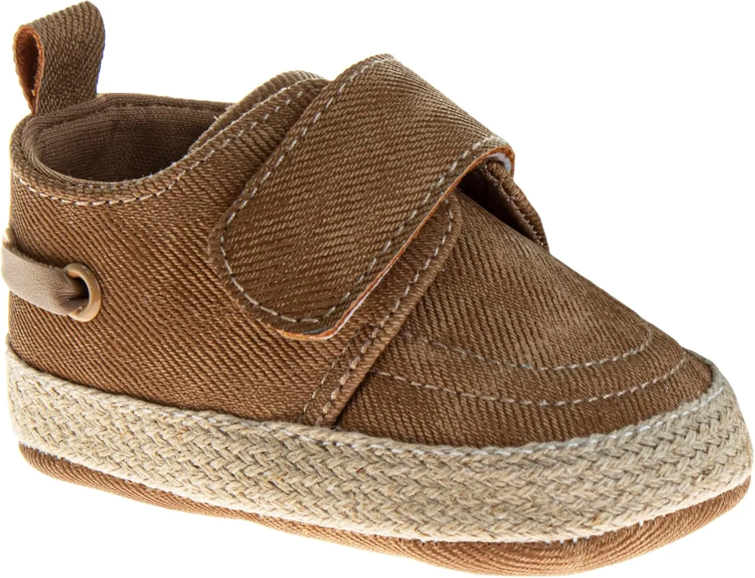 Avalanche Baby Boys Shoes Soft Canvas Espadrille First Walking Toddler Crib Shoes Newborn Loafers Size 2-4 Infant