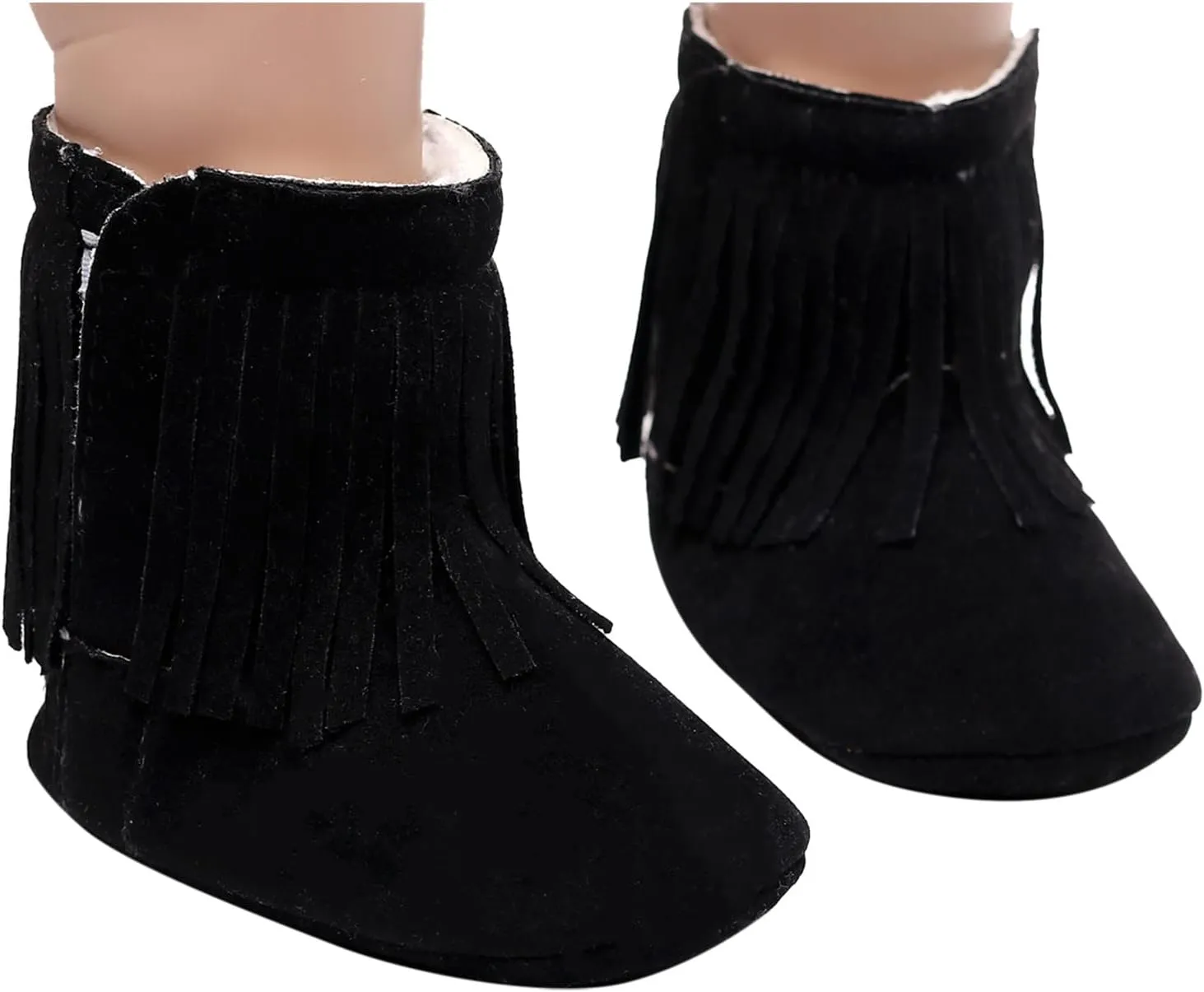 Baby Boot Soft Sole Soft Infant First Cotton Plush Girls Snow Shoes Tassels Boots Walkers Baby Warm Baby Shoes Boy Shoes Size 12
