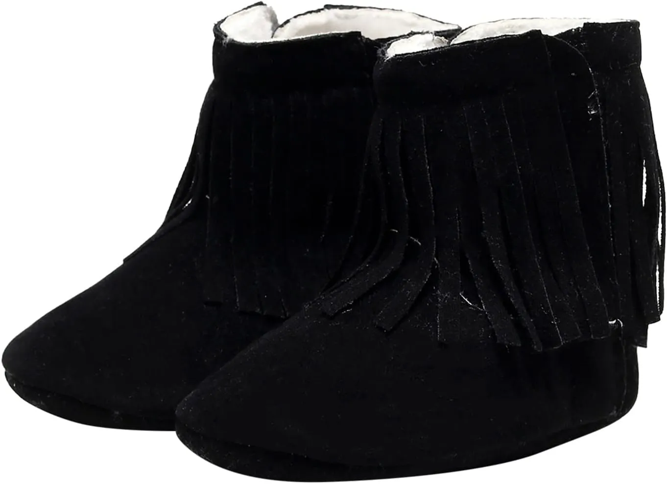 Baby Boot Soft Sole Soft Infant First Cotton Plush Girls Snow Shoes Tassels Boots Walkers Baby Warm Baby Shoes Boy Shoes Size 12