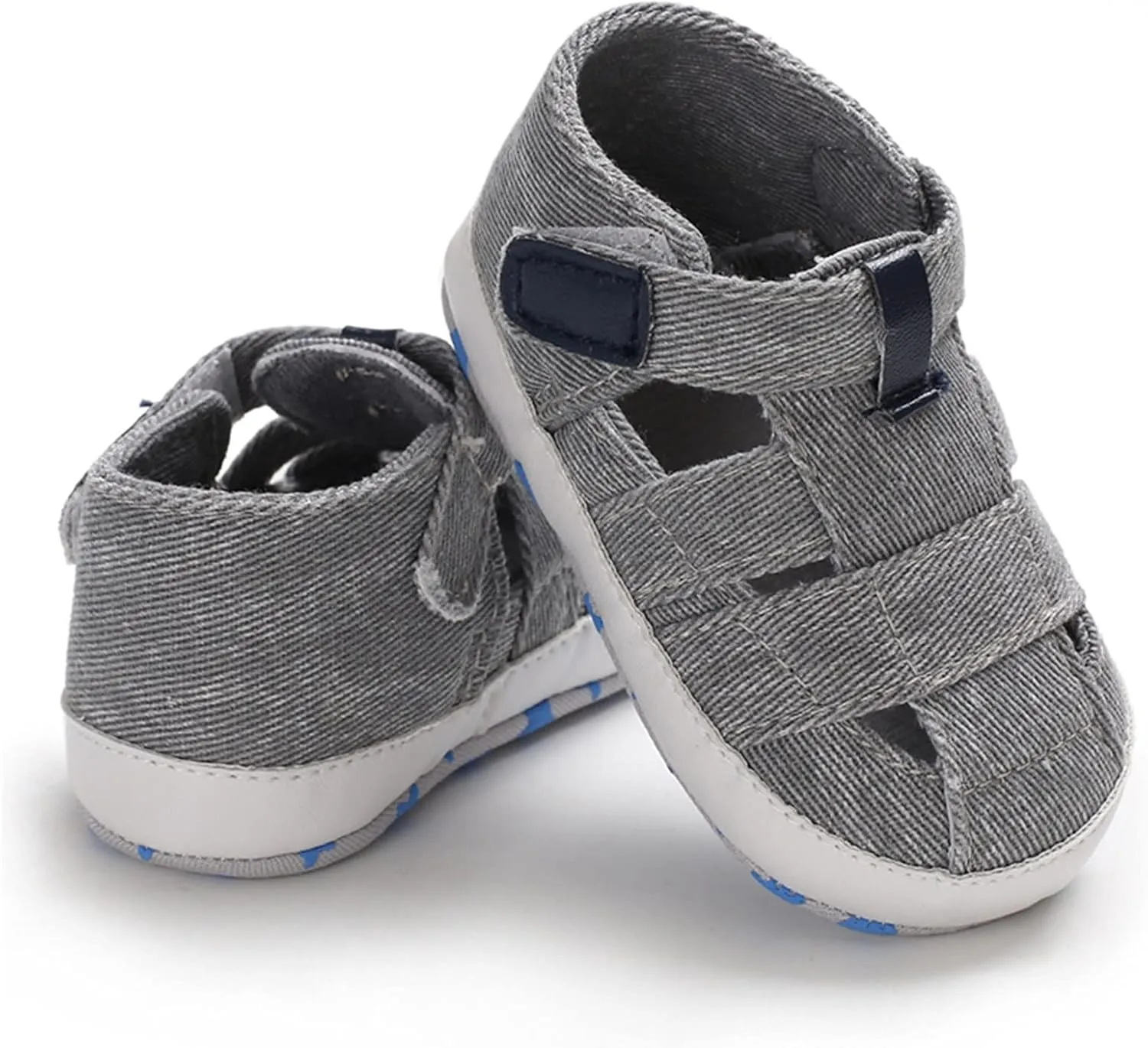 Baby Boy Girl Closed Toe Summer Sandals Lightweight Breathable Shoes Infant Non-Slip First Walking Girls Ballet Shoes