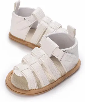 Baby Boys Girls Summer Sandals Outdoor Beach Anti Slip Rubber Soft Sole Comfortable Newborn Toddler Shoes Baby