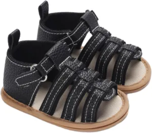 Baby Boys Girls Summer Sandals Outdoor Beach Anti Slip Rubber Soft Sole Comfortable Newborn Toddler Shoes Baby