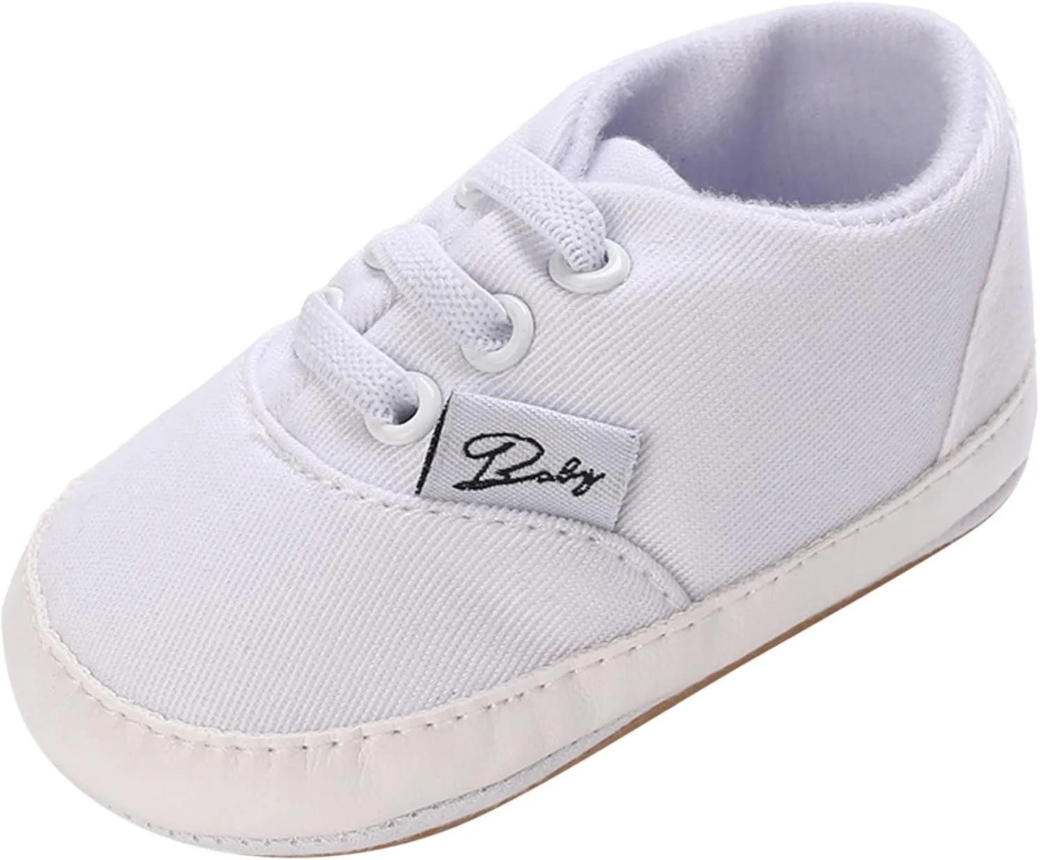 Baby Girls Boys Shoes Soft Anti-Slip Sole Newborn First Walkes High Top Canvas Denim Unisex Infant Sneaker