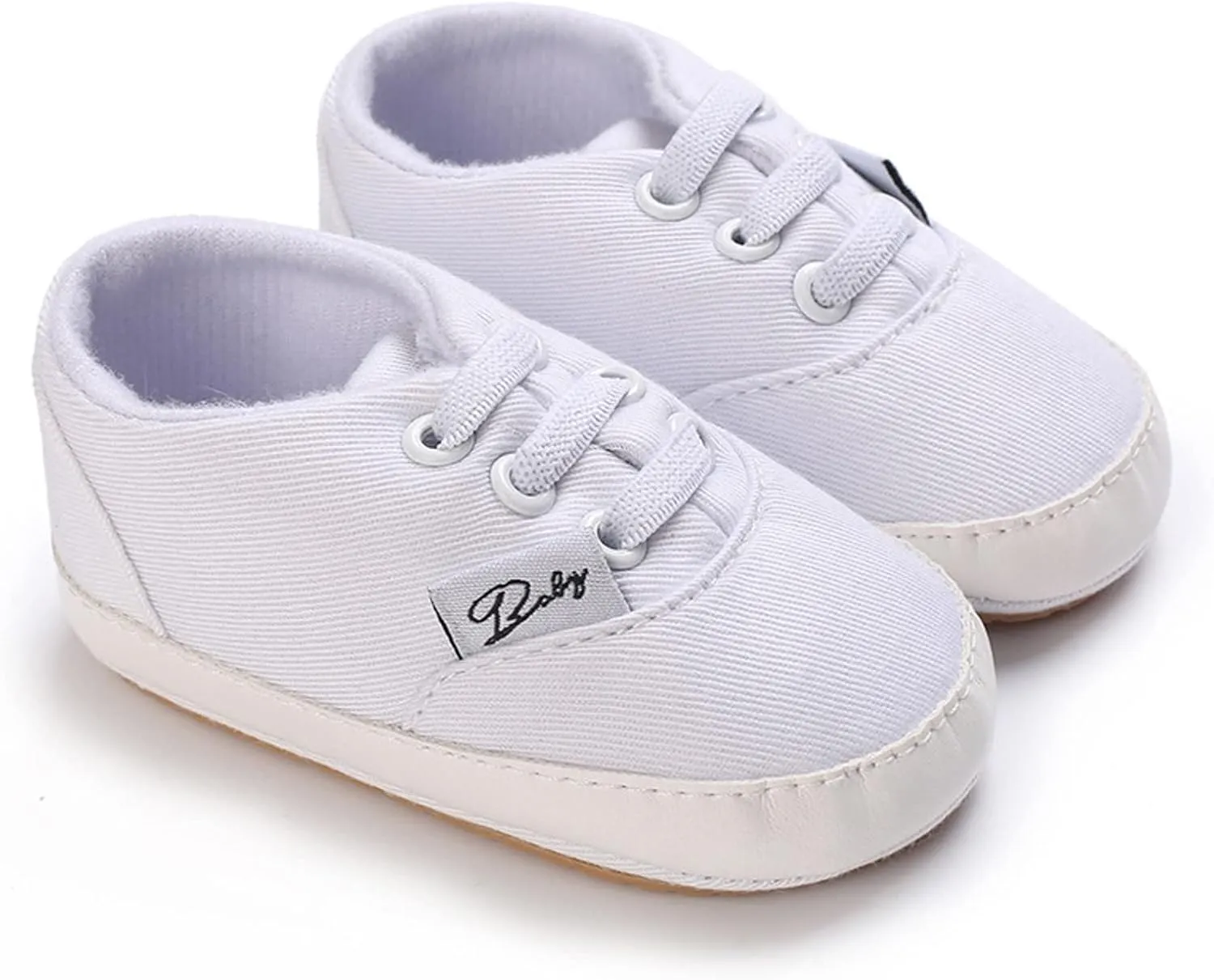 Baby Girls Boys Shoes Soft Anti-Slip Sole Newborn First Walkes High Top Canvas Denim Unisex Infant Sneaker