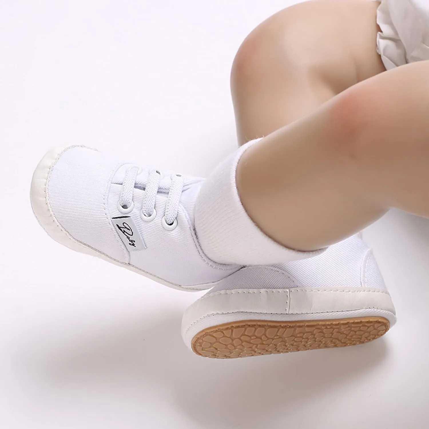 Baby Girls Boys Shoes Soft Anti-Slip Sole Newborn First Walkes High Top Canvas Denim Unisex Infant Sneaker