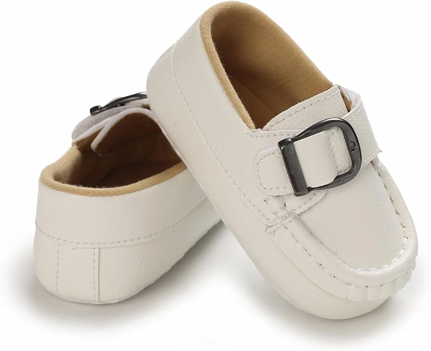 Baby Girls Loafers Prewalker Dress Shoes Infant Boys xford PU Leather Soft Sole Anti-Slip Flat Buckle Sneakers