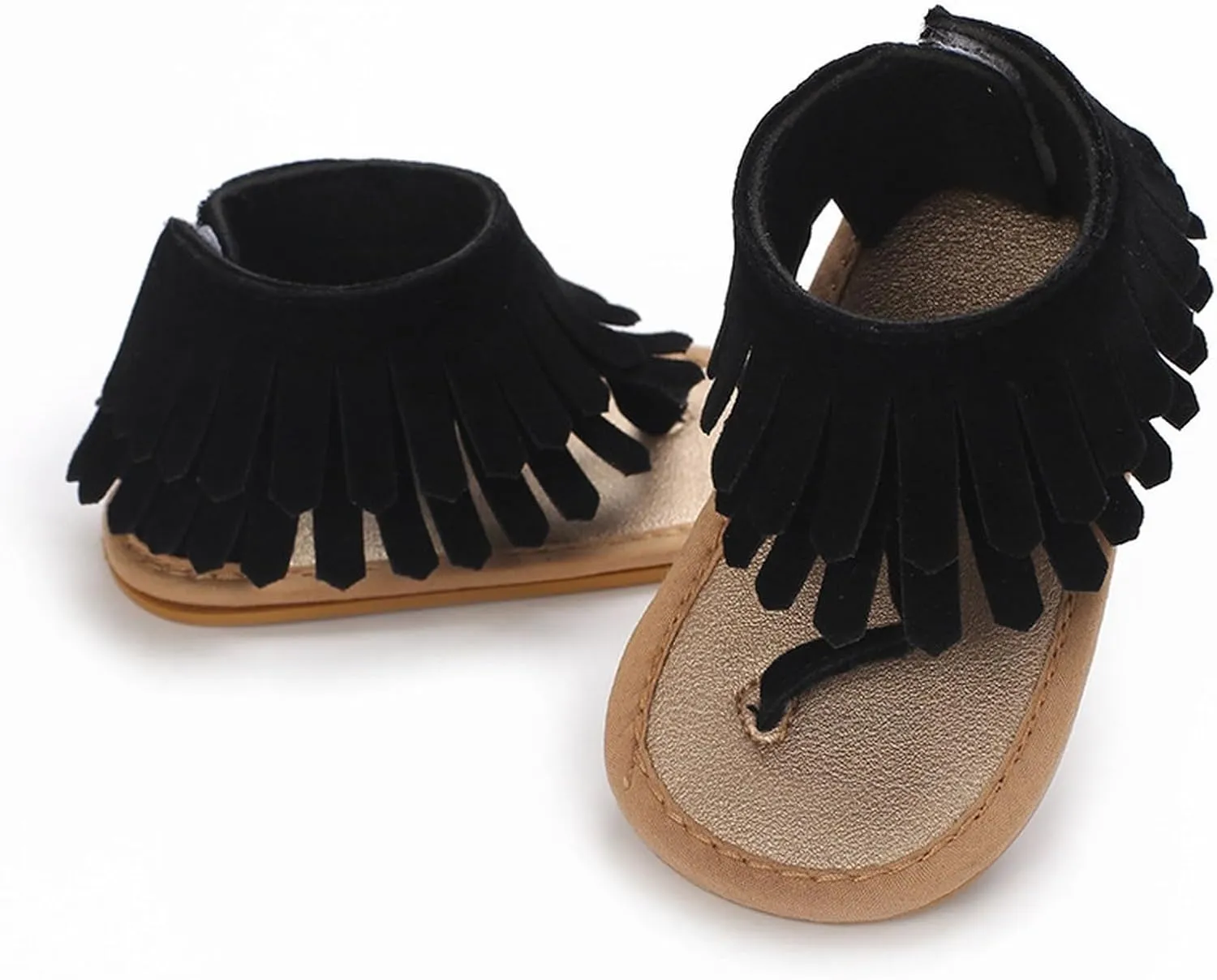 Baby Girls Sandals Ruffle Bowknot Premium Soft Sole Open Toe Breathable Summer Outdoor Shoes Baby ink Ballet Shoes