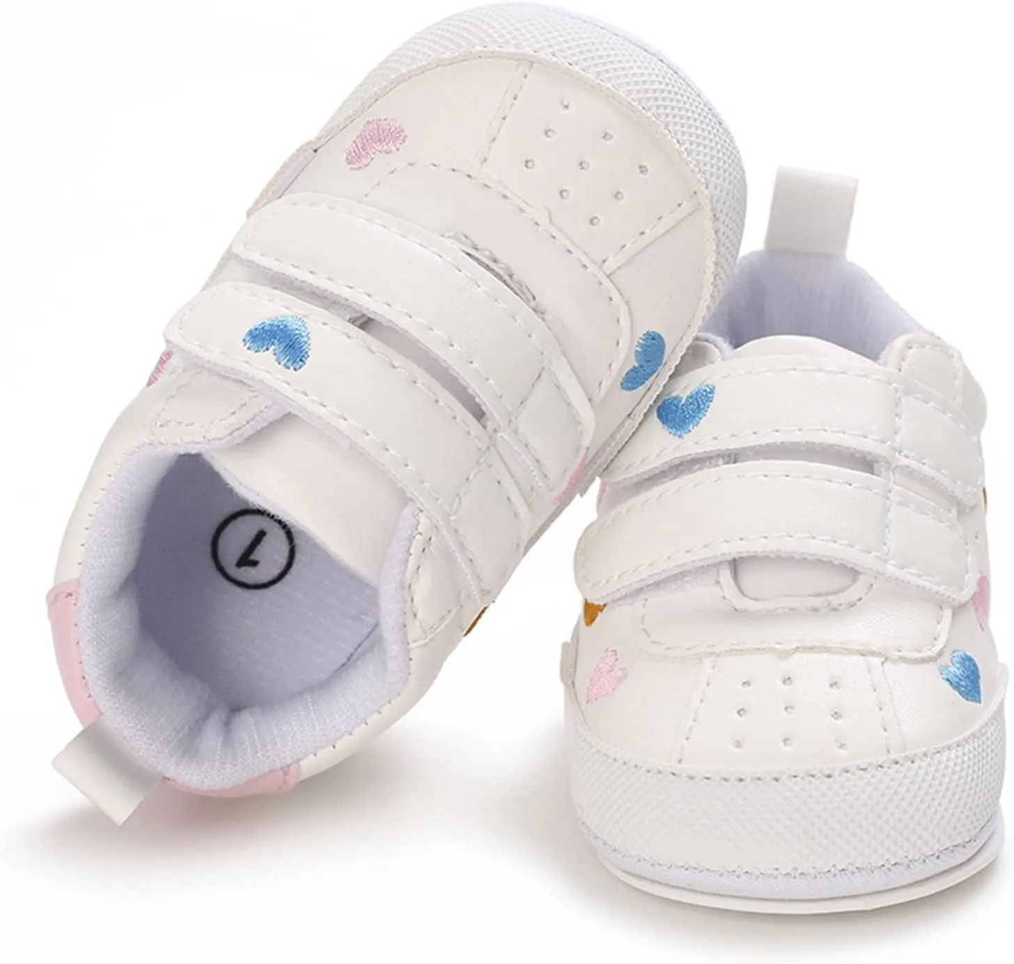 Baby Girls Shoes Non-Slip Rubber Sole Sneakers Infant First Walking Toddler Newborn Loafers Flat Dress Shoes