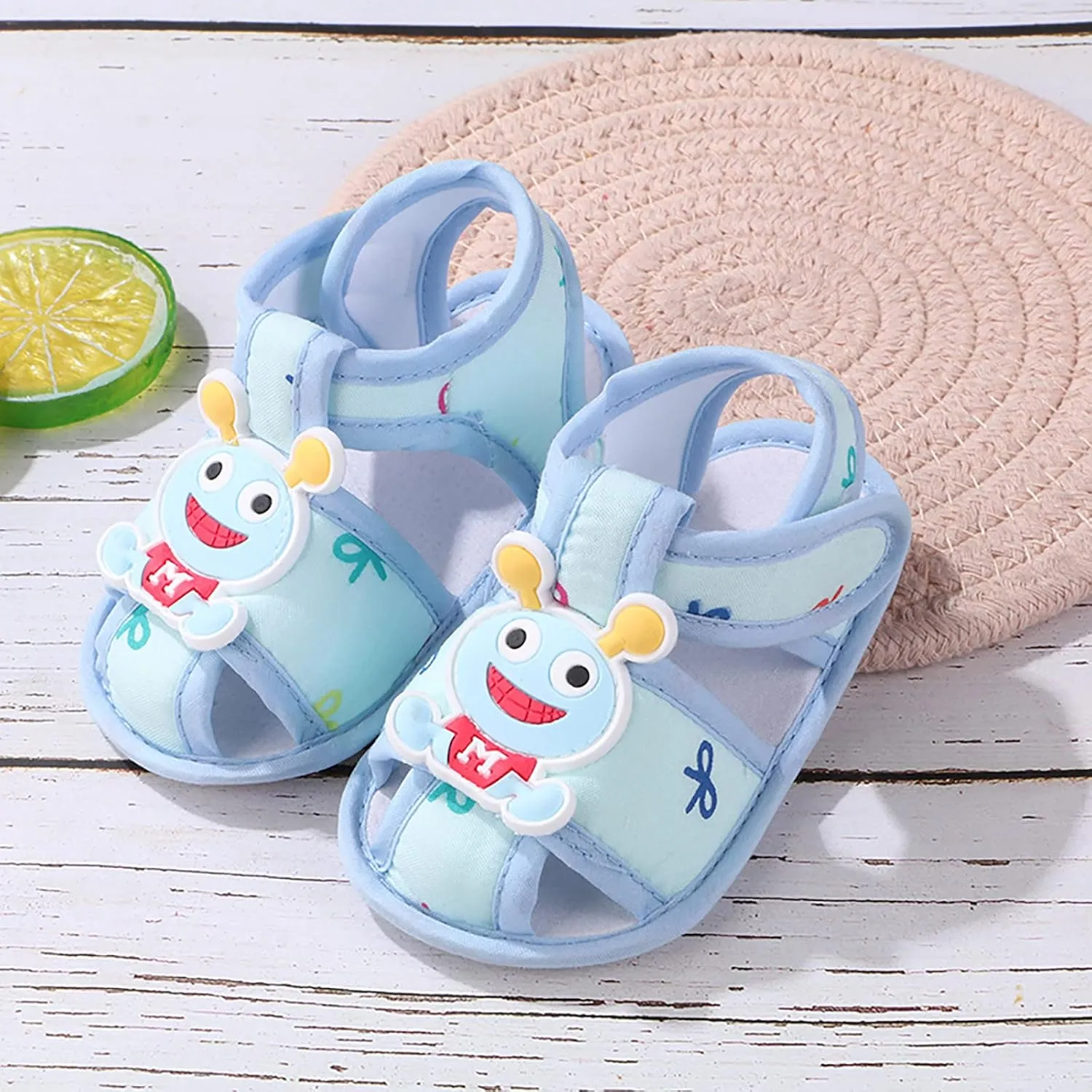 Baby Shoes Boy 0-3 Months Newborn Baby Girls Cartoon Prewalker Soft Sole Sandals Single Shoes Little Girls Shoes Size 5