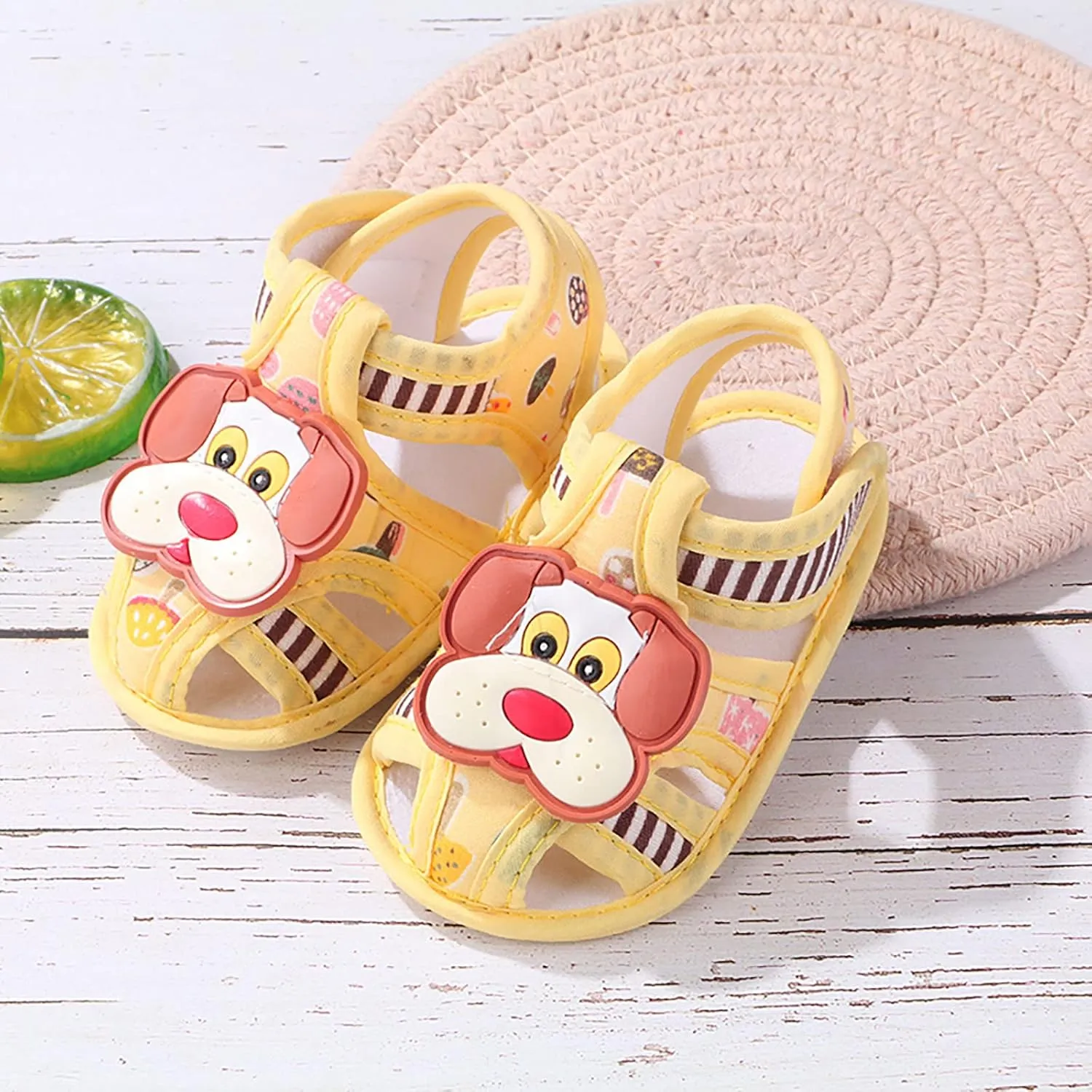 Baby Shoes Boy 0-3 Months Newborn Baby Girls Cartoon Prewalker Soft Sole Sandals Single Shoes Little Girls Shoes Size 5