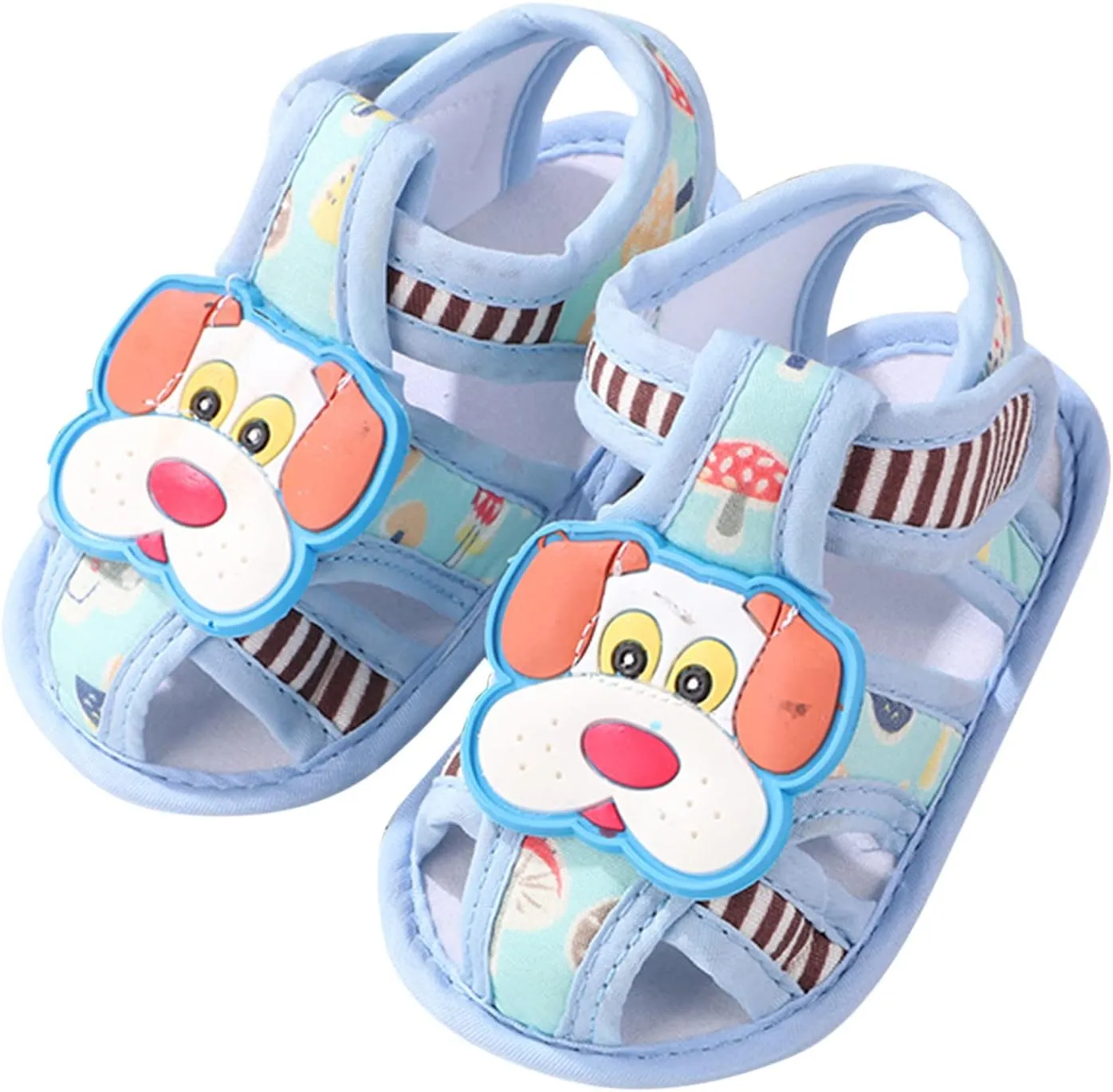 Baby Shoes Boy 0-3 Months Newborn Baby Girls Cartoon Prewalker Soft Sole Sandals Single Shoes Little Girls Shoes Size 5