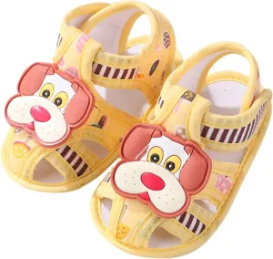 Baby Shoes Boy 0-3 Months Newborn Baby Girls Cartoon Prewalker Soft Sole Sandals Single Shoes Little Girls Shoes Size 5