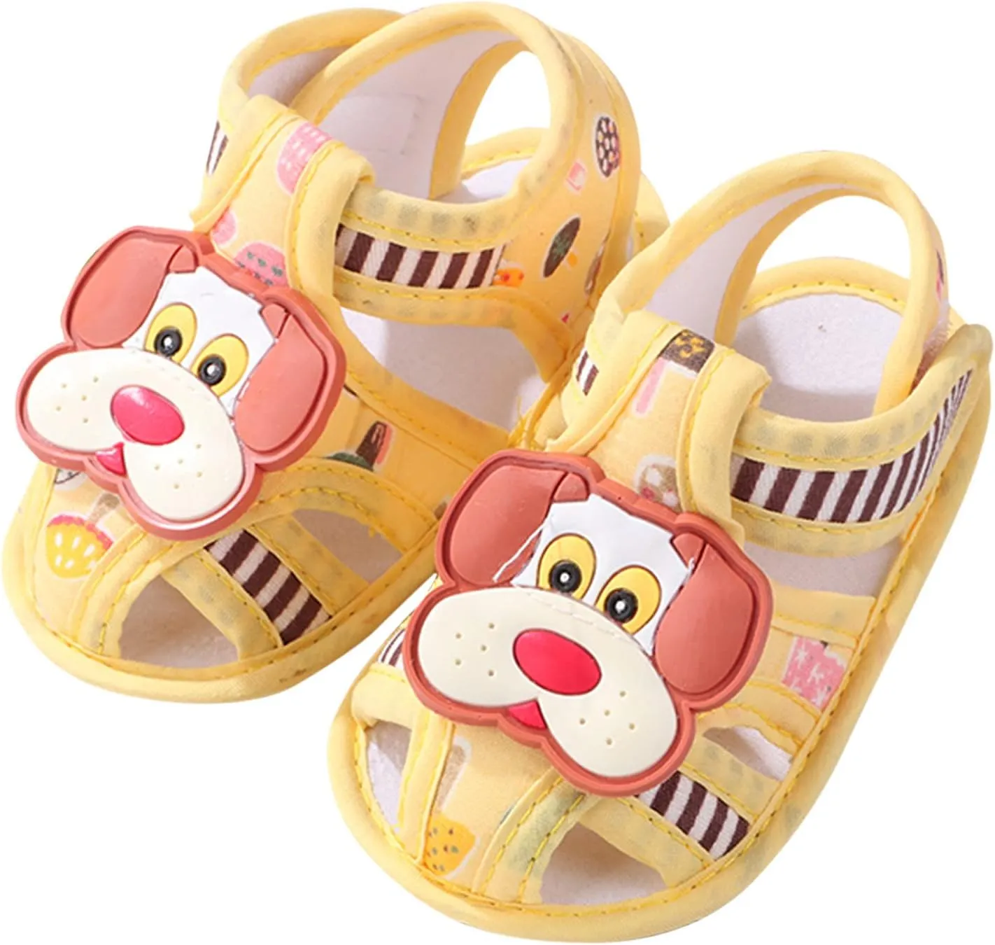 Baby Shoes Boy 0-3 Months Newborn Baby Girls Cartoon Prewalker Soft Sole Sandals Single Shoes Little Girls Shoes Size 5