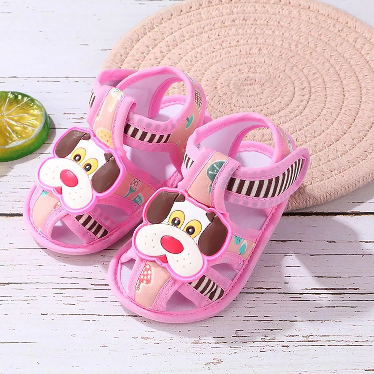 Baby Shoes Boy 0-3 Months Newborn Baby Girls Cartoon Prewalker Soft Sole Sandals Single Shoes Little Girls Shoes Size 5