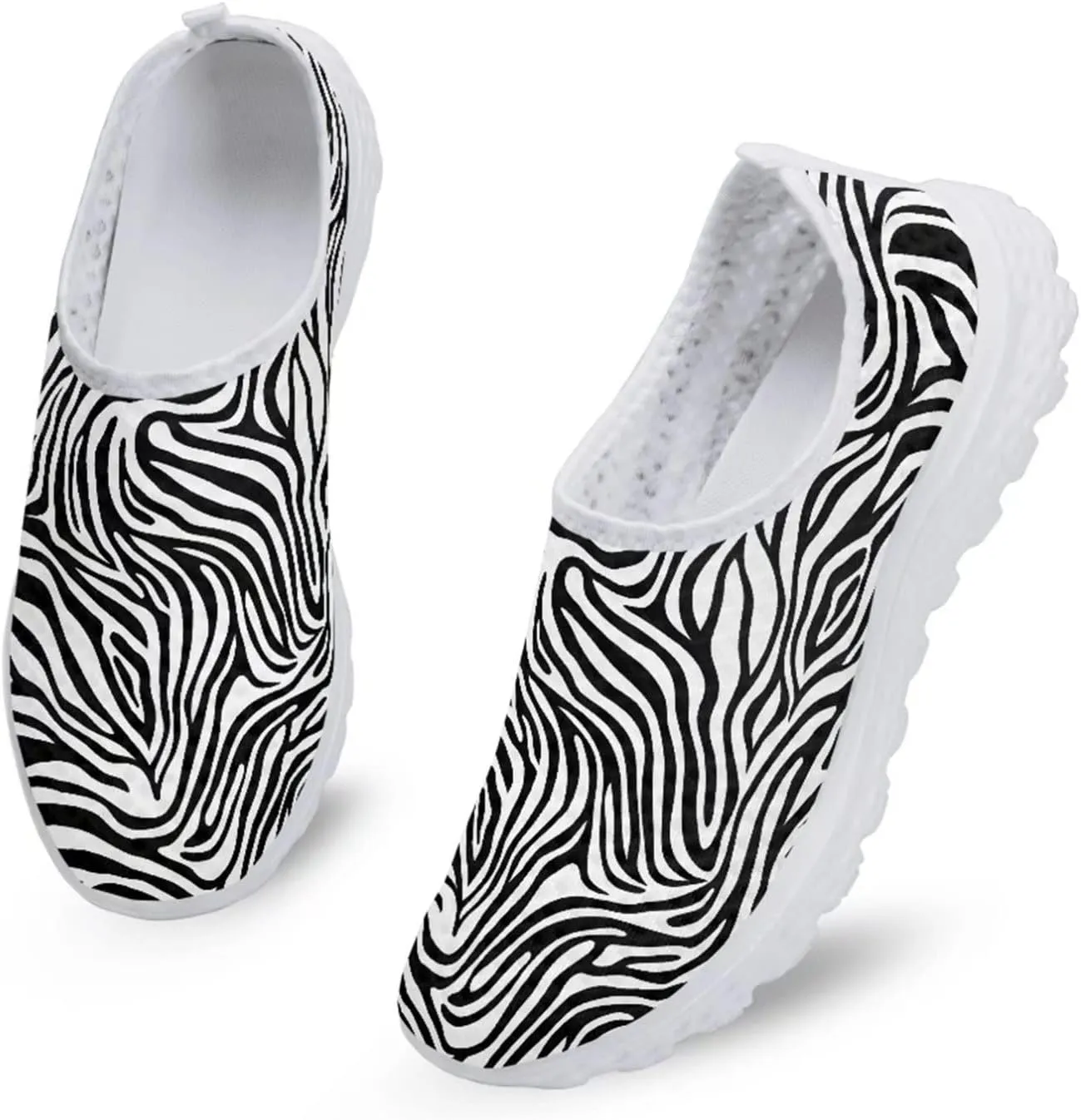 Biyejit Women Water Shoes Ladies Slip on Sneakers for Shower Outdoor Swimming Pool Beach River