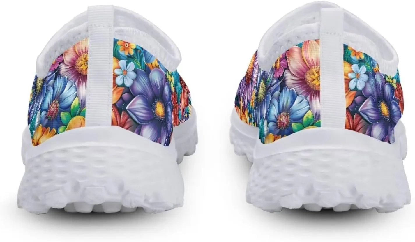 Biyejit Women Water Shoes Ladies Slip on Sneakers for Shower Outdoor Swimming Pool Beach River