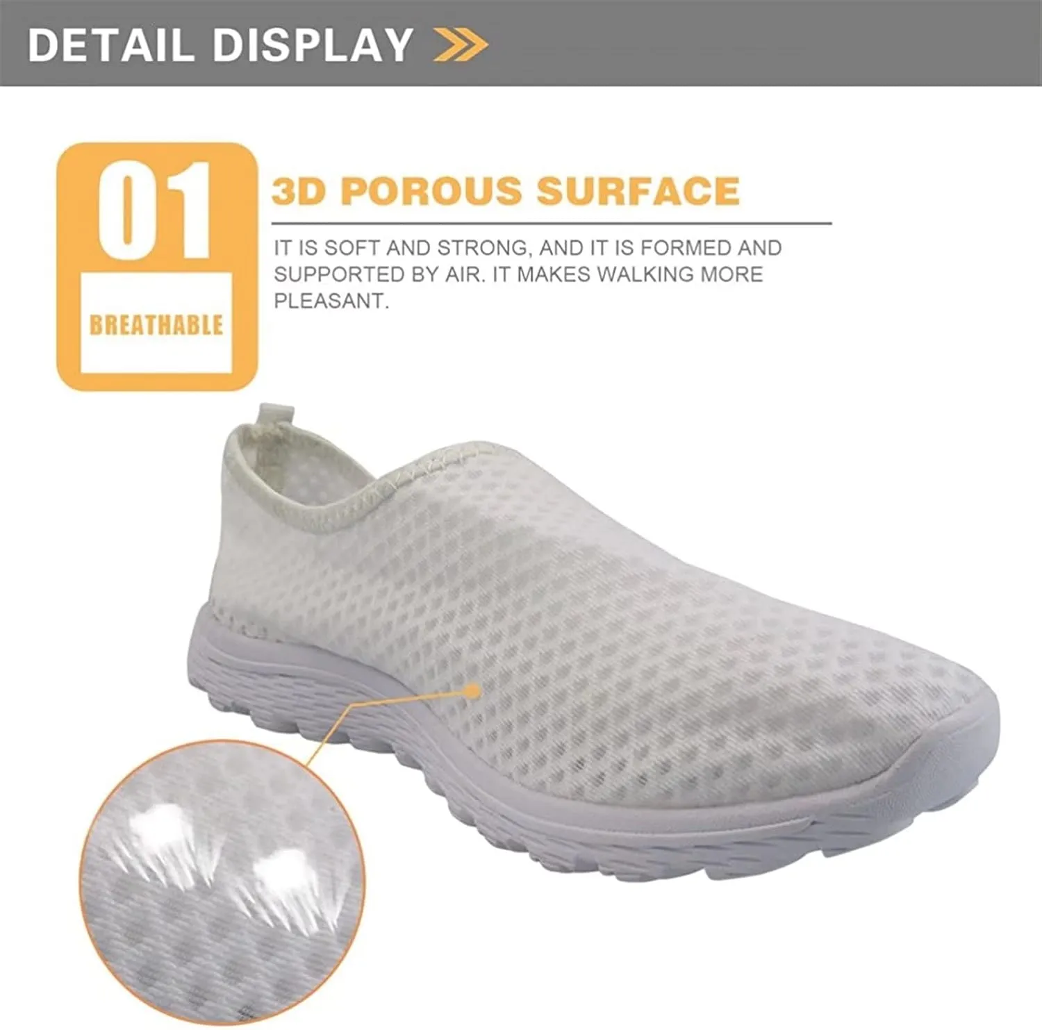 Biyejit Women Water Shoes Ladies Slip on Sneakers for Shower Outdoor Swimming Pool Beach River