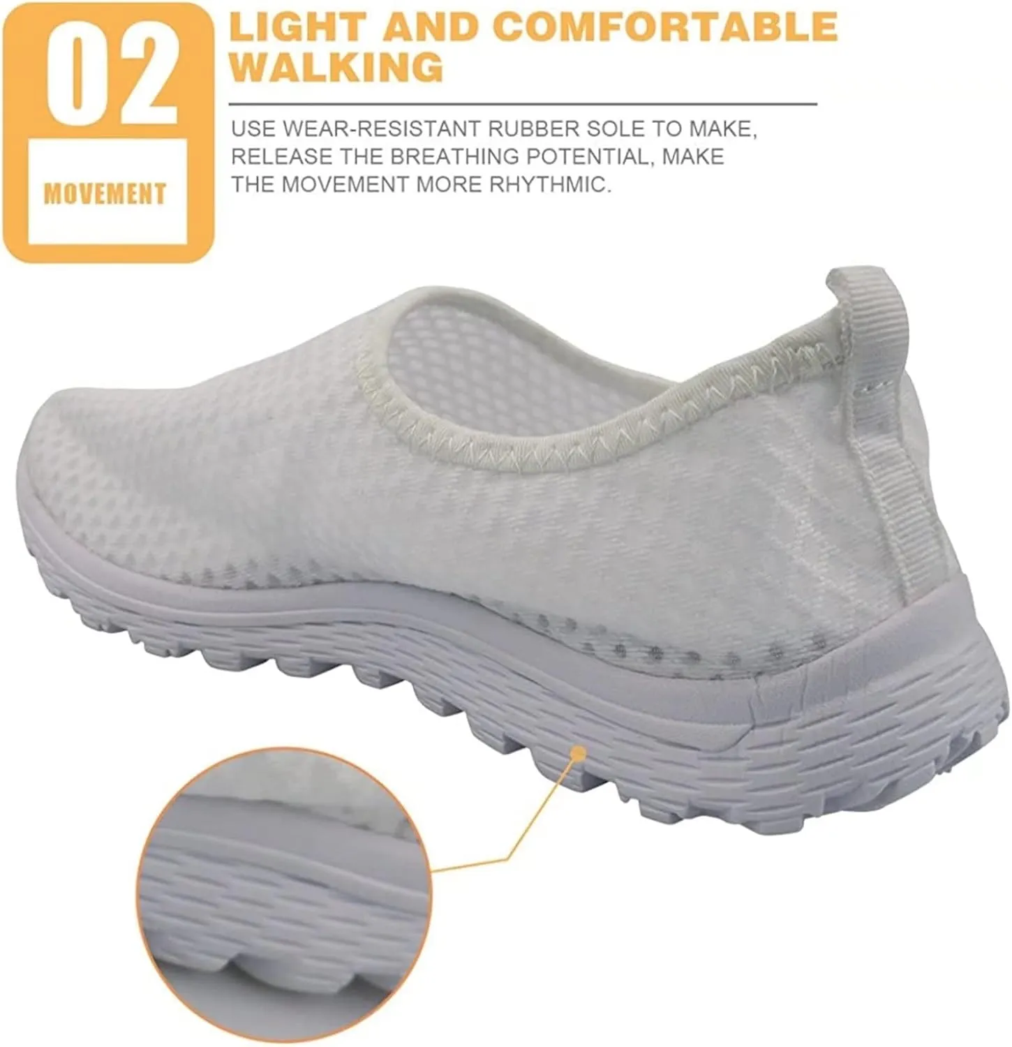 Biyejit Women Water Shoes Ladies Slip on Sneakers for Shower Outdoor Swimming Pool Beach River