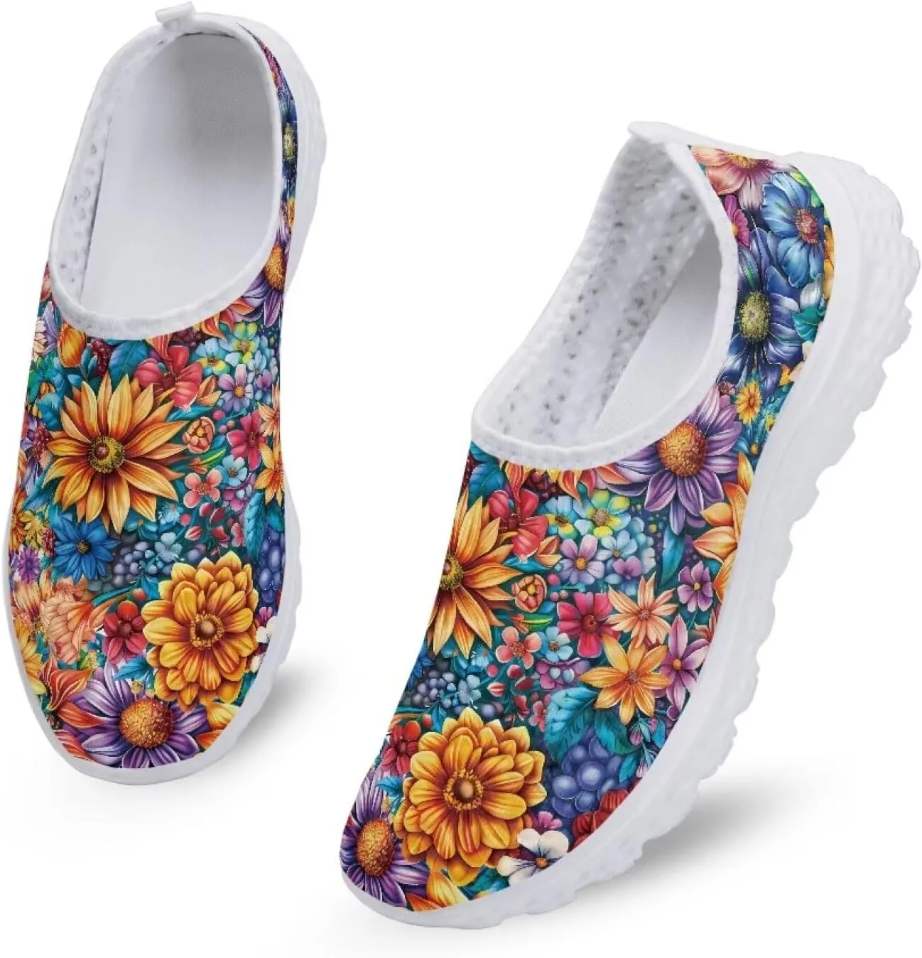 Biyejit Women Water Shoes Ladies Slip on Sneakers for Shower Outdoor Swimming Pool Beach River