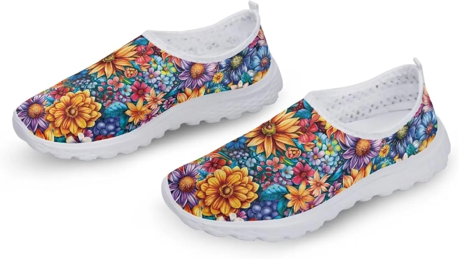 Biyejit Women Water Shoes Ladies Slip on Sneakers for Shower Outdoor Swimming Pool Beach River