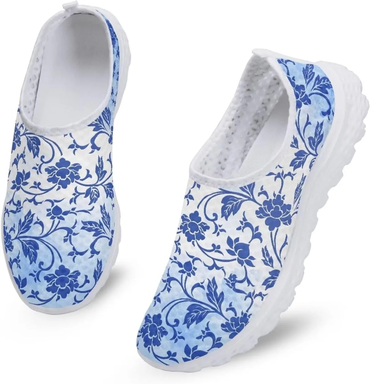 Biyejit Women Water Shoes Ladies Slip on Sneakers for Shower Outdoor Swimming Pool Beach River