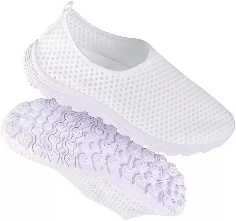 Biyejit Women Water Shoes Ladies Slip on Sneakers for Shower Outdoor Swimming Pool Beach River