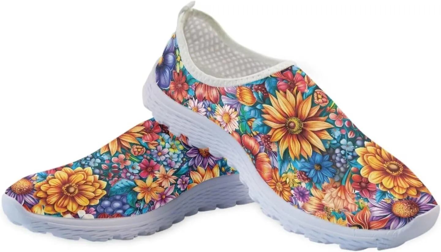 Biyejit Women Water Shoes Ladies Slip on Sneakers for Shower Outdoor Swimming Pool Beach River