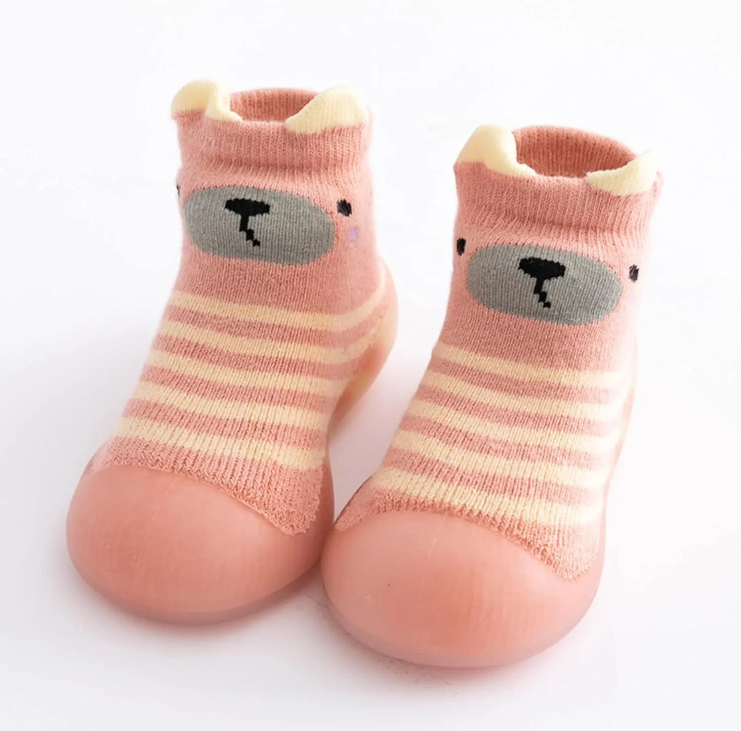 Boy Slippers Sports Kids Toddler Baby Boys Girls Solid Warm Knit Soft Sole Rubber Shoes Sock Slipper Boys Slippers Pug