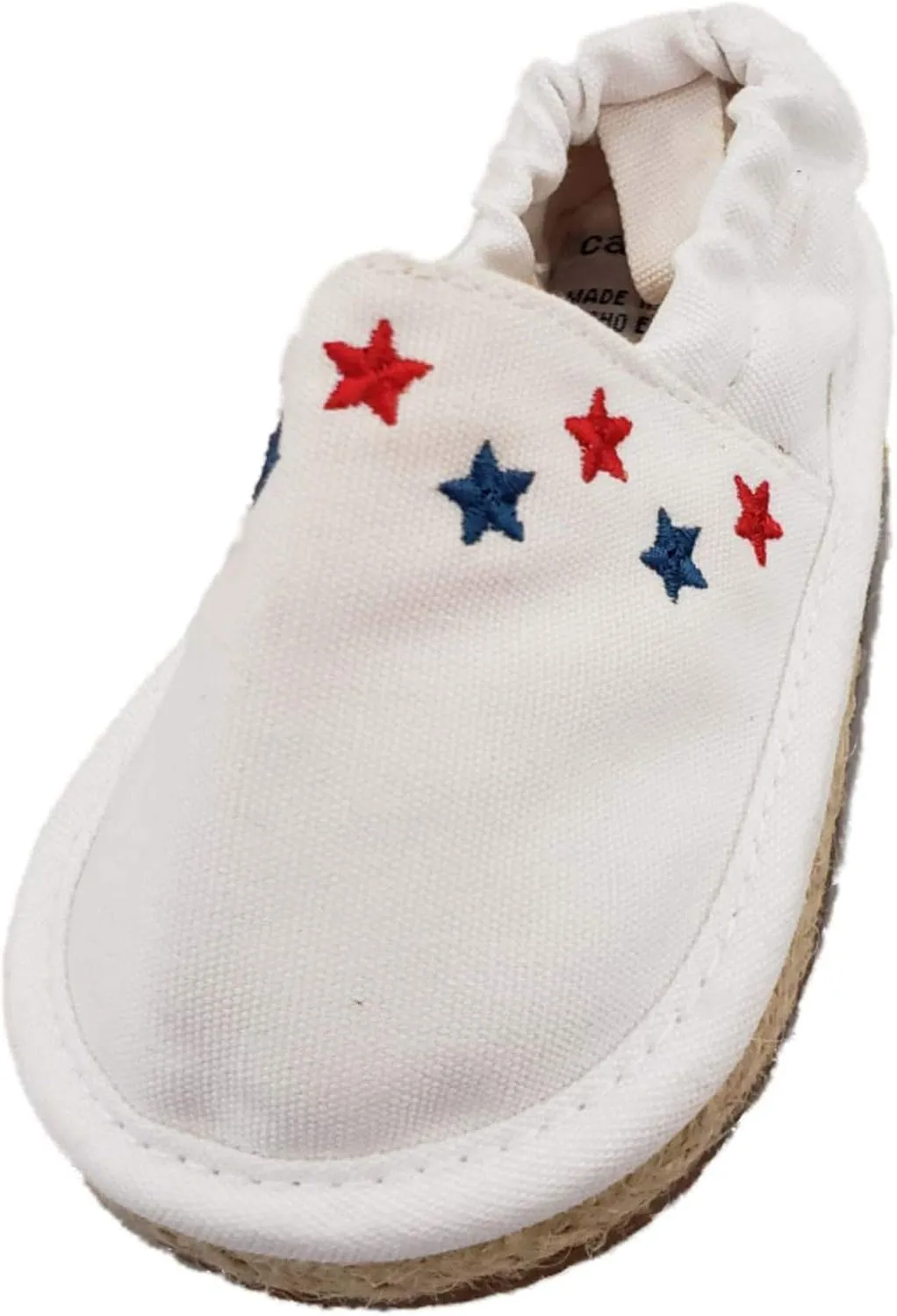 Carter's Infant Girls White Red Blue Star Loafers Baby Shoes Slip-Ons