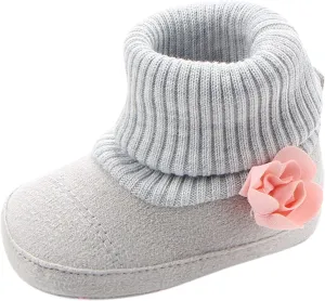 Cotton Shoes For Baby Girls And Boys Warm Shoes Soft Comfortable Boots Infant Toddler Warming White Sandals