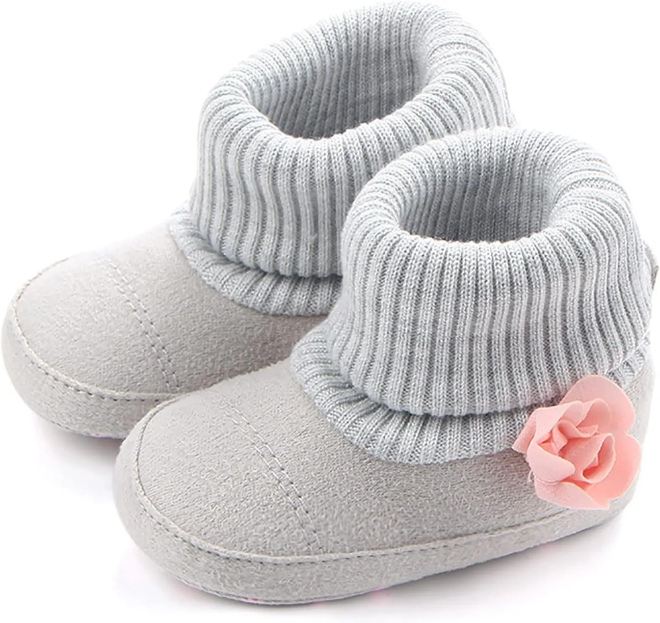 Cotton Shoes For Baby Girls And Boys Warm Shoes Soft Comfortable Boots Infant Toddler Warming White Sandals