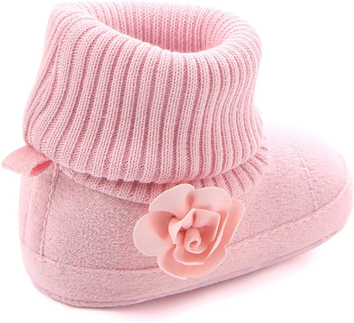 Cotton Shoes For Baby Girls And Boys Warm Shoes Soft Comfortable Boots Infant Toddler Warming White Sandals
