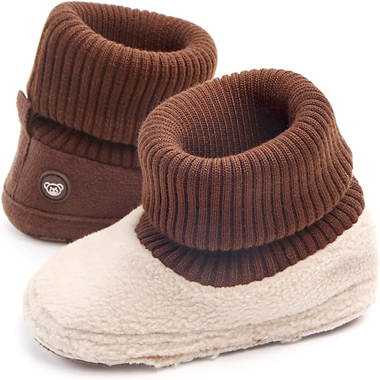 Cotton Shoes For Baby Girls And Boys Warm Shoes Soft Comfortable Boots Infant Toddler Warming White Sandals