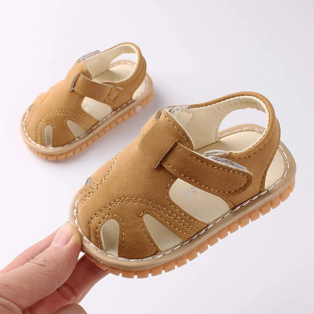 DEESEE(TM)_Jewelry Baby Slippers, Newborn Baby Girls Boys Roman Shoes Sandals First Walkers Soft Sole Shoes