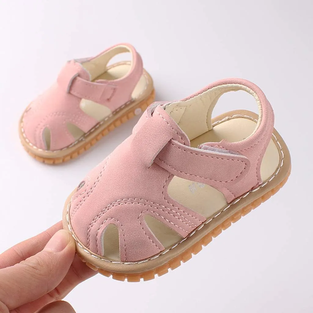 DEESEE(TM)_Jewelry Baby Slippers, Newborn Baby Girls Boys Roman Shoes Sandals First Walkers Soft Sole Shoes
