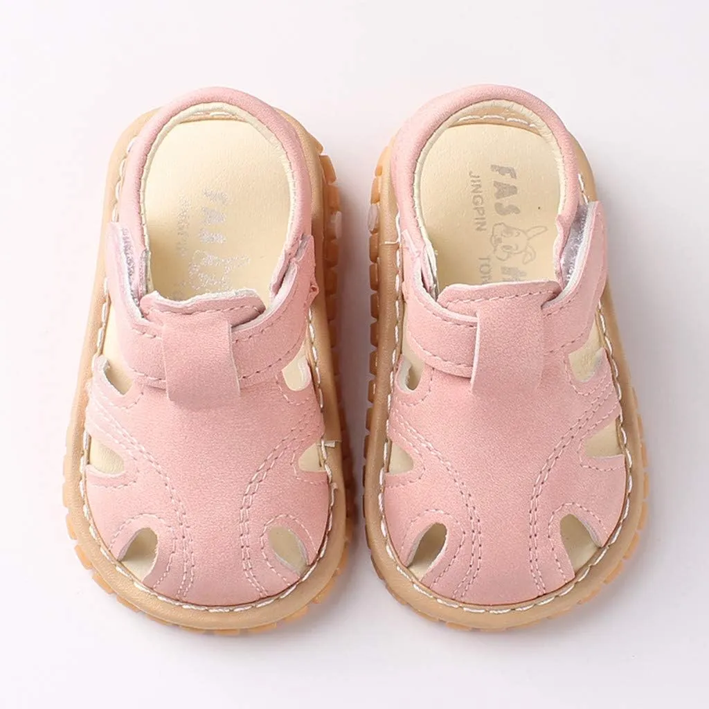 DEESEE(TM)_Jewelry Baby Slippers, Newborn Baby Girls Boys Roman Shoes Sandals First Walkers Soft Sole Shoes
