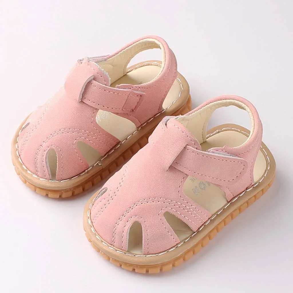 DEESEE(TM)_Jewelry Baby Slippers, Newborn Baby Girls Boys Roman Shoes Sandals First Walkers Soft Sole Shoes