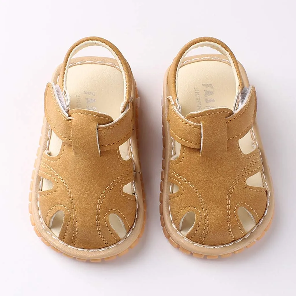 DEESEE(TM)_Jewelry Baby Slippers, Newborn Baby Girls Boys Roman Shoes Sandals First Walkers Soft Sole Shoes