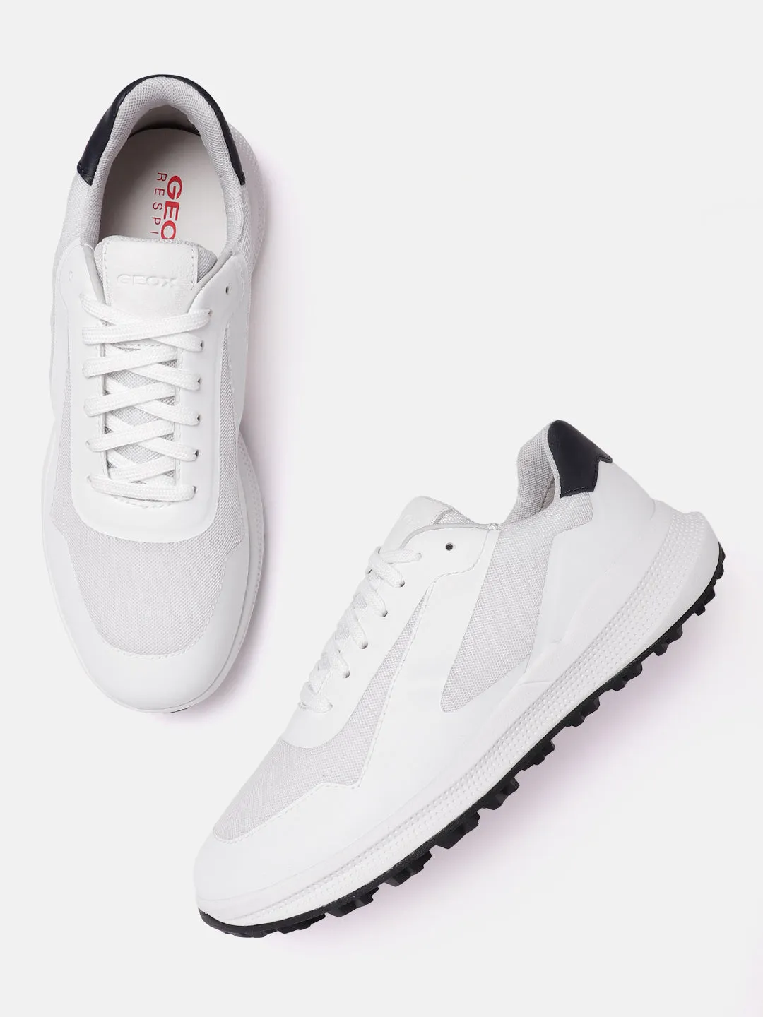 GEOX PG1X Mesh Golf Shoes - White