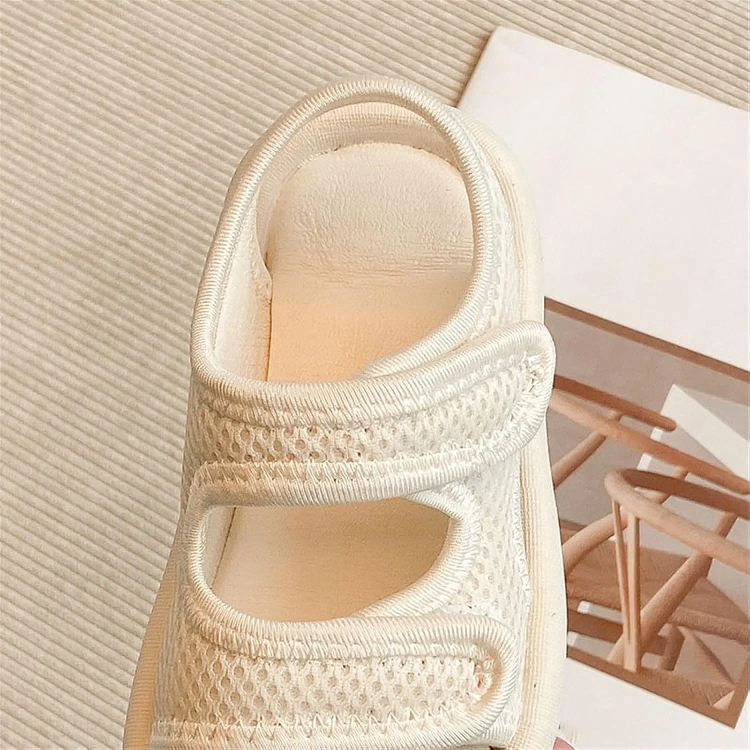 Girls Kids Open Toe Shoes Toddler Wide Sandals Summer Casual Soft Flat Beach Shoes Little Girls Slip On Loafers Trendy