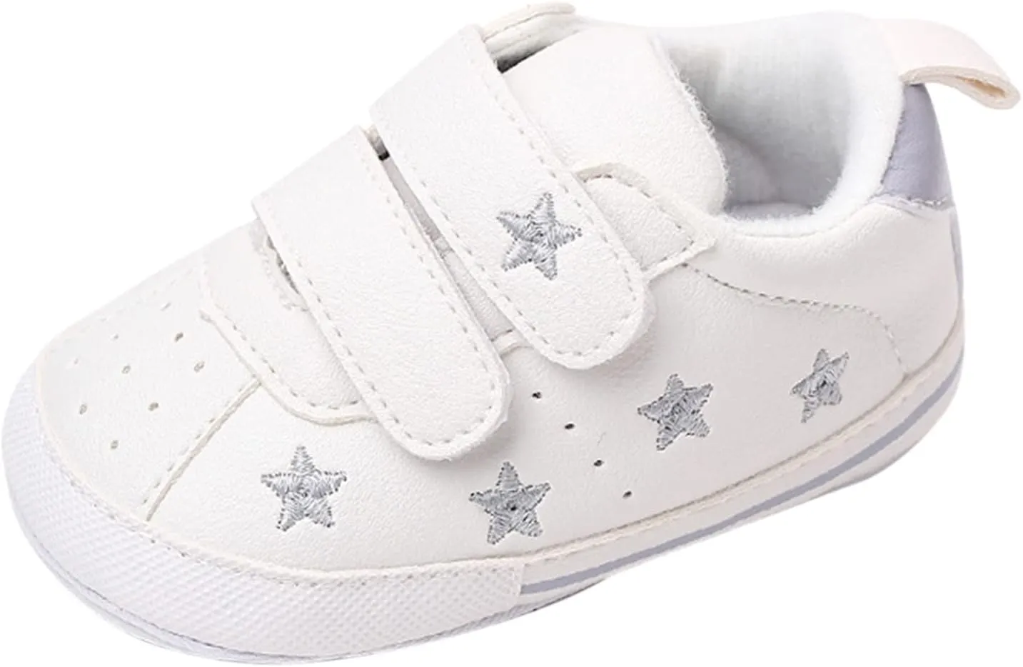 Heart Pattern Baby Girls Loafers Prewalker Dress Shoes Infant Boys Girls Double Strap Flat Bottom Sports Shoes
