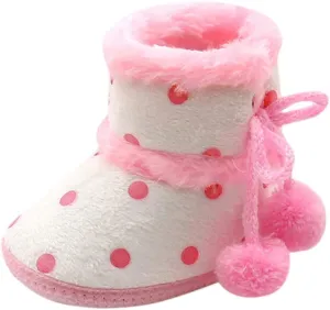 High Top Toddler Size 5 Warming Booties Infant Shoes Soft Toddler Boots Baby Snow Boys Girls Baby Shoes Tennis Shoes for Girls