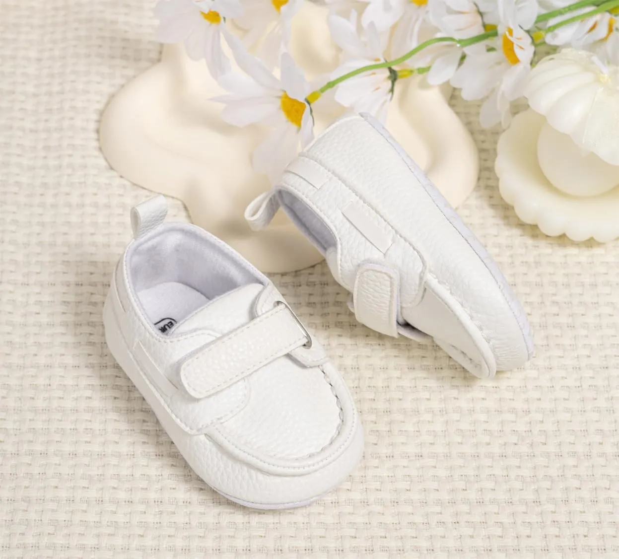 Infant Baby Girls Boys PU Leather Sneakers Soft Sole Toddler Newborn Loafers First Walkers Skate Shoe