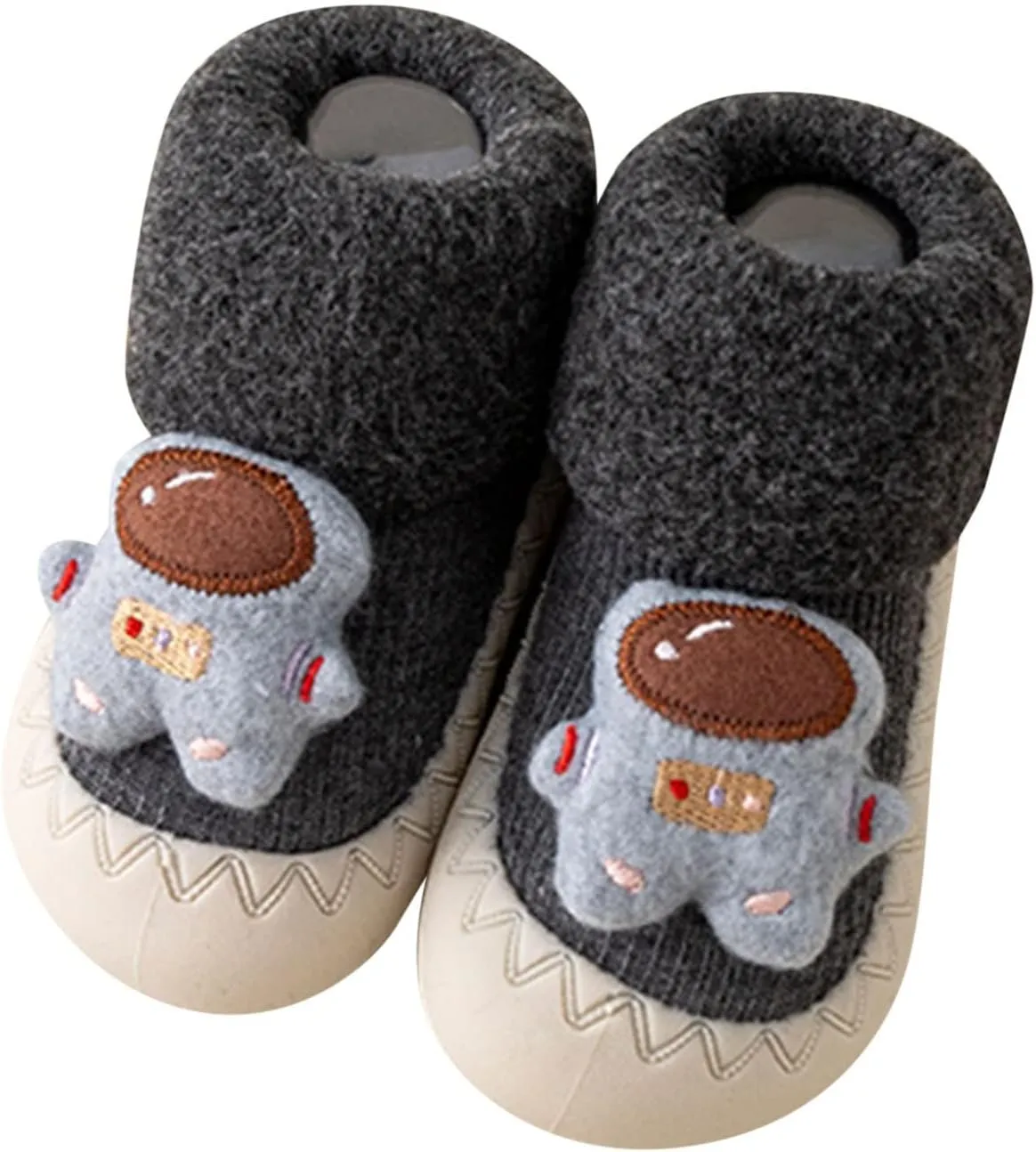 Infant Baby Infant Toddle Footwear Winter Toddler Shoes Soft Bottom Indoor Non Slip Warm Cartoon Animal Floor Socks Shoes Toddler Girl Shoes Size 7