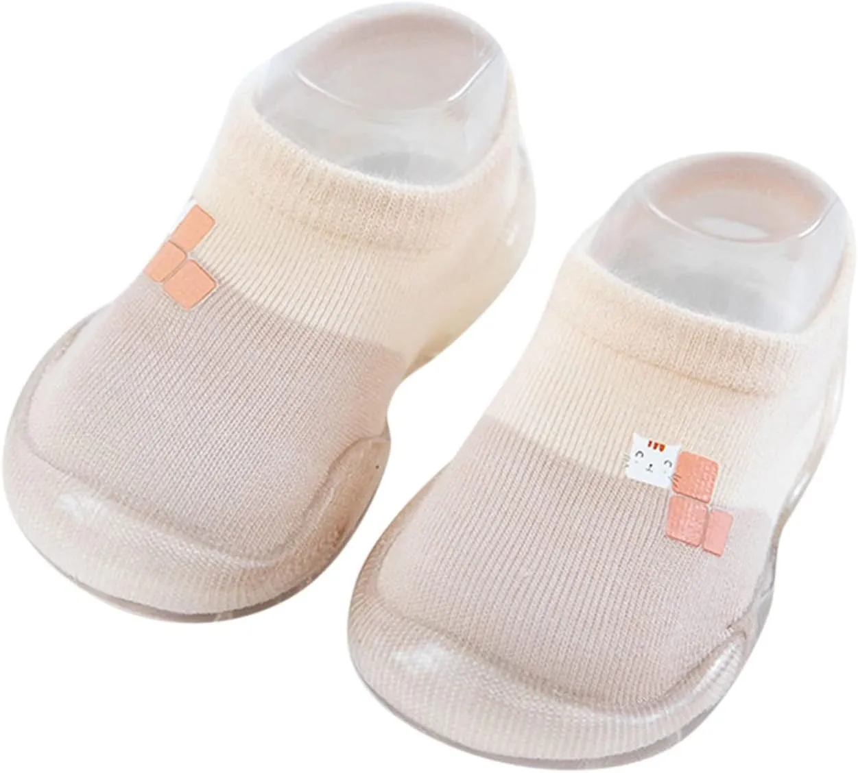Infant Boys Girls Cartoon Socks Shoes Toddler Fleece WarmThe Floor Socks Non Slip Prewalker Shoes 12 Month Boy